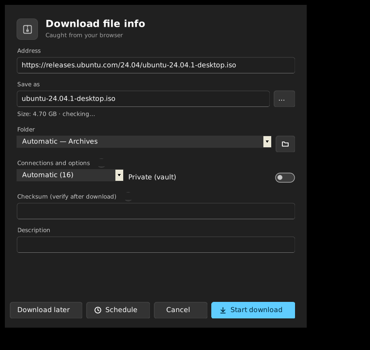 DDM add download window